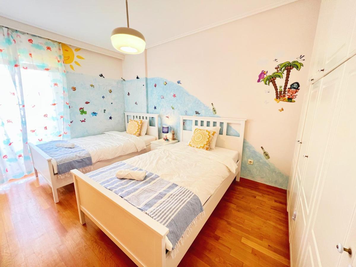 Cozy Fairytal Garden Apartment, Family Friendly, Free Parking, 15 Min To Airport Athènes Extérieur photo
