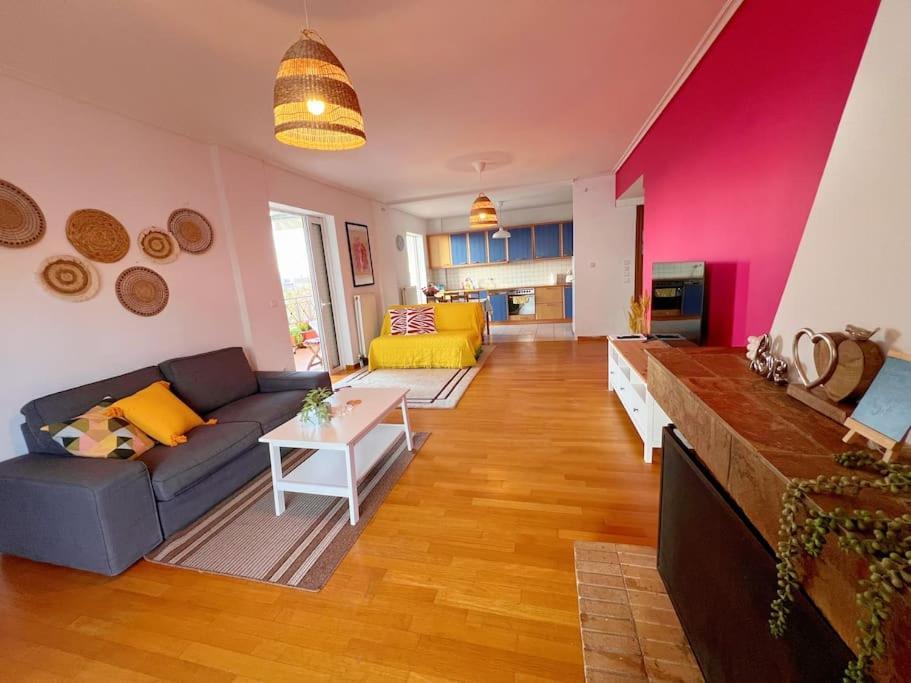 Cozy Fairytal Garden Apartment, Family Friendly, Free Parking, 15 Min To Airport Athènes Extérieur photo