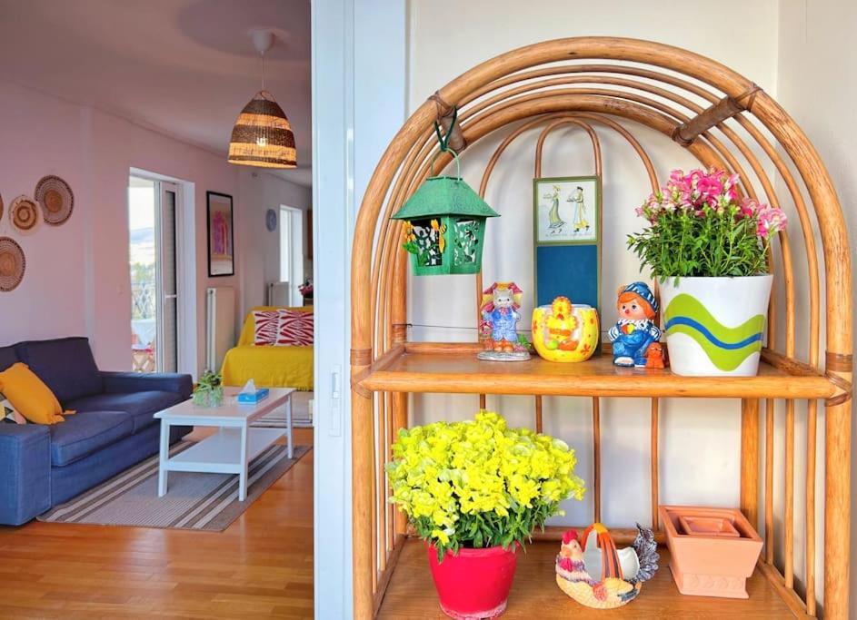 Cozy Fairytal Garden Apartment, Family Friendly, Free Parking, 15 Min To Airport Athènes Extérieur photo